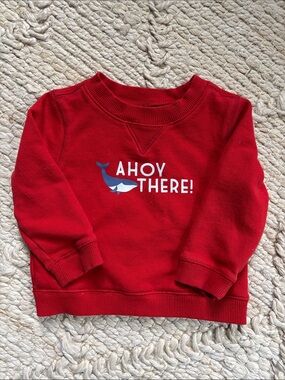 Janie and Jack Nautical Ahoy There! Sweatshirt